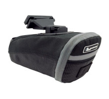 Сумка Longus LONG QR під сідло + чохол, чорна