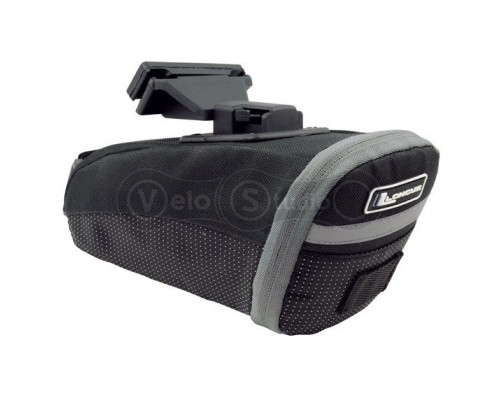 Сумка Longus LONG QR под седло, + чехол, чёрная