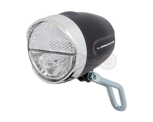 Фара Longus FRONT 1W LED 2 функции, чёрная