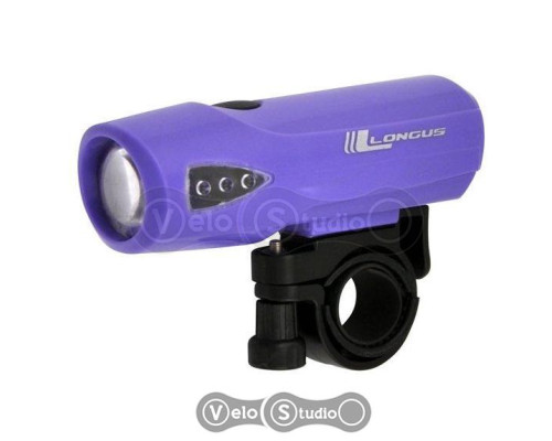 Фара Longus1W LED 3 функции фиолетовая
