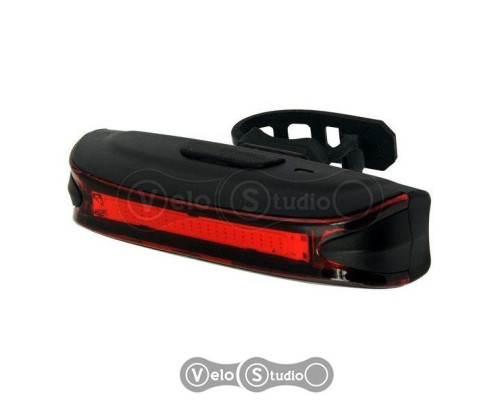 Задній ліхтар Longus CHIP 20LED 5 функцій USB, 65lm, чорний