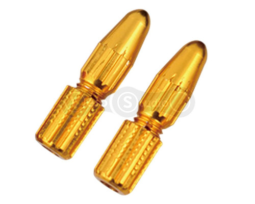 Концевик Alligator многоразовый для троса переключения 2 штуки золотистый