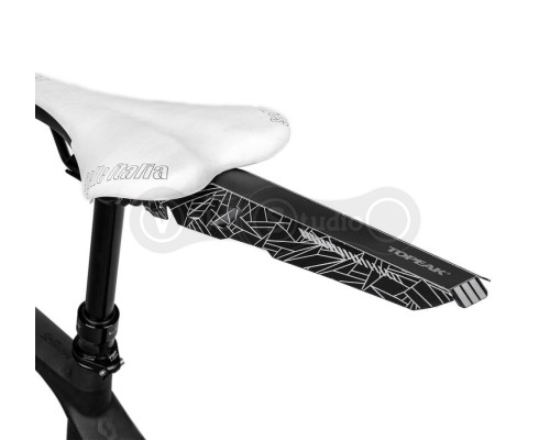 Бризковик Topeak D-Flash S, світловідбивний, чорний