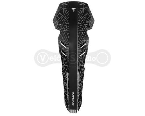 Бризковик Topeak D-Flash S, світловідбивний, чорний