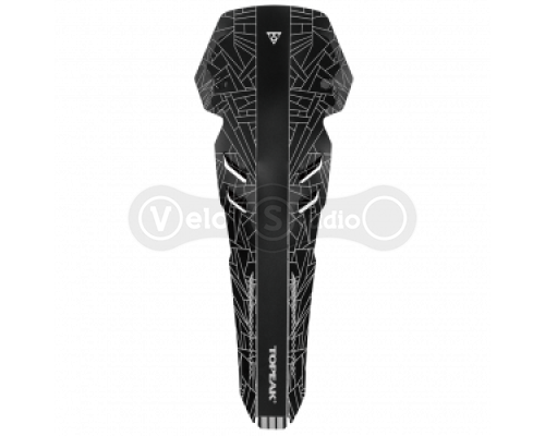 Бризковик Topeak D-Flash S, світловідбивний, чорний