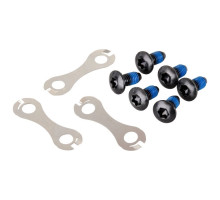 Фіксуючі болти та стопорні шайби Shimano для кріплення ротора 6 штук
