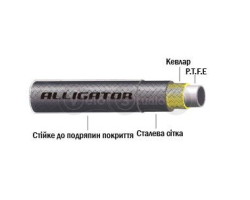 Гідролінія Alligator Super Supreme армована чорна