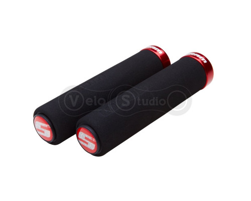 Грипси Sram LOCKING FOAM чорні з червоним замком