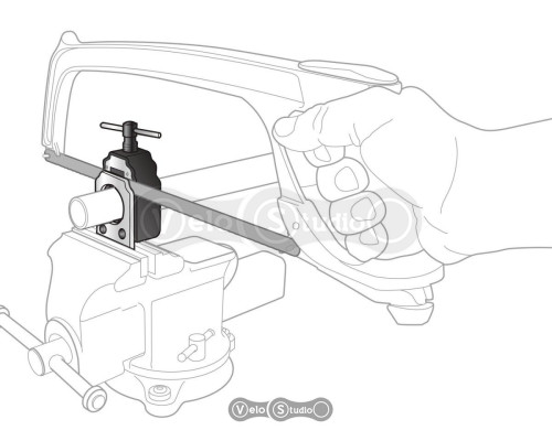 Инструмент Topeak Threadless Saw Guide для обрезки руля/штока