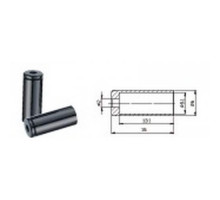 Концевик Alligator с защитой для тормозной рубашки черный