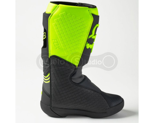 Мотоботы FOX Comp Boot Black Yellow US 10
