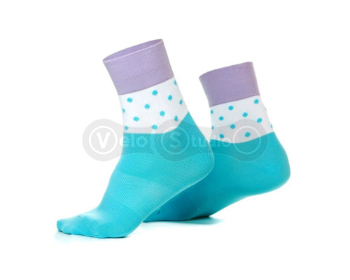 Носки ONRIDE Foot Free Size бело-голубые