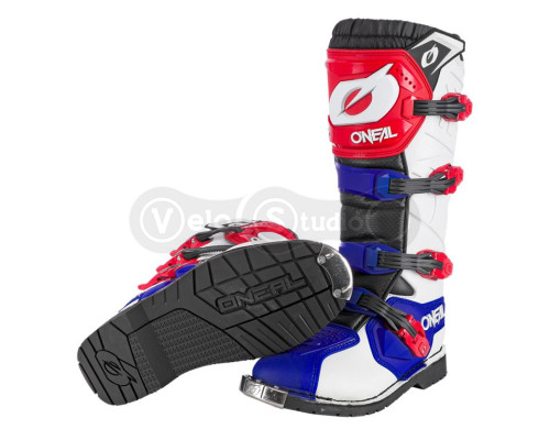 Мотоботи O`NEAL Rider Pro Boot Blue Red EU 44