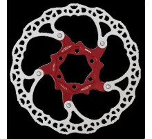 Ротор Alligator Moai 160 мм 6 болтов на пауке красный