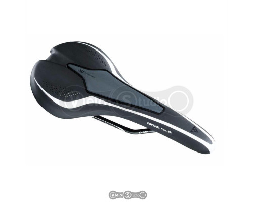 Сідло Topeak Free_XX 3D Comfort, чорно-біле