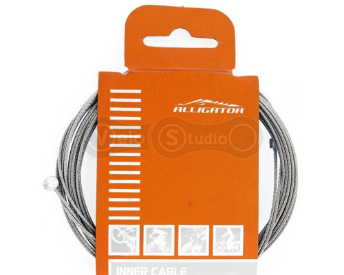 Трос перемикання Alligator нержавіюча сталь полірована
