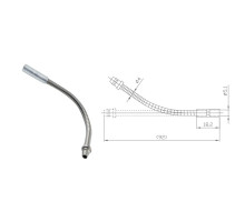 Трубка направляющая Alligator тормозного тросика на V-br. гибкая