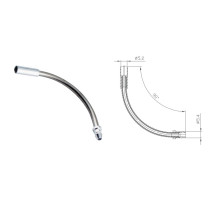 Трубка направляющая Alligator 90º тормозного тросика на V-Brake