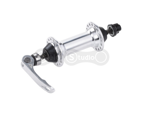 Втулка передня KLS Drive V-Brake 32H анодована срібляста