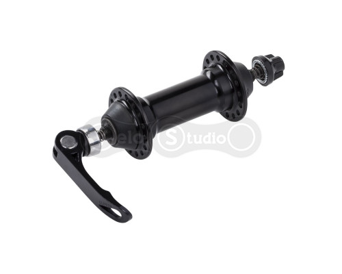 Втулка передня KLS Drive V-Brake 32H анодована чорна