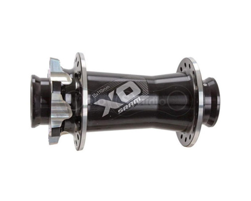 Втулка передняя Sram X0 DISC 15X110B 32H BLK/SLV