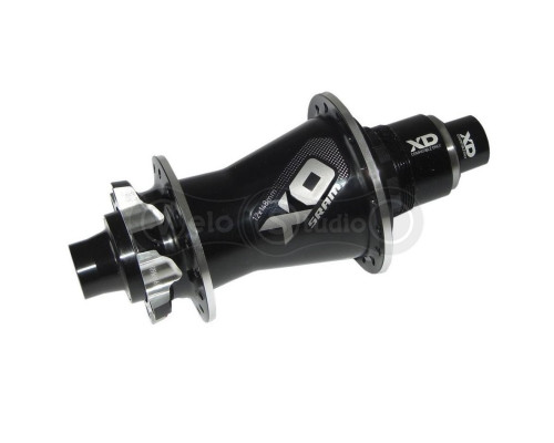 Втулка задняя Sram X0 DISC 12X148B 32H BLK/SLV XD