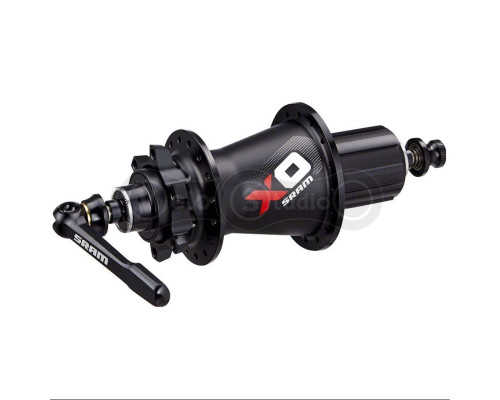 Задня втулка Sram X0 DISC QR/12 28H BLK/RD