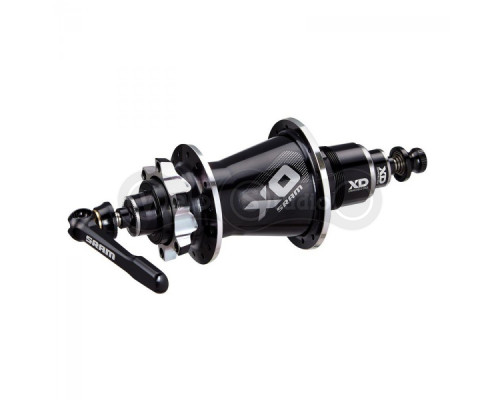 Втулка задняя Sram X0 DISC QR/12 32H BLK/SLV XD