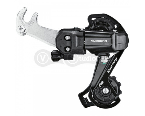 Задний переключатель Shimano Tourney RD-TY200-GS-B 6/7 скоростей