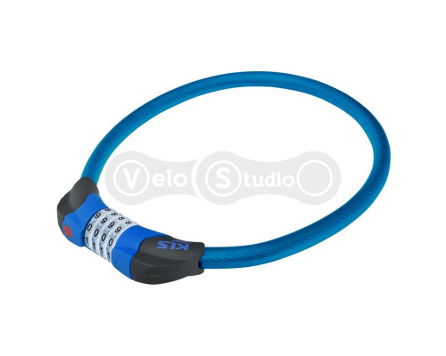 Замок KLS Crypt кодовий 800x5,6 мм синій