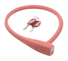 Замок KLS Sunny 600x4,5 мм розовый