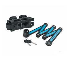 Замок KLS Tough 30 складной синий 3.5х750 мм
