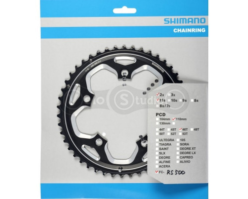 Звезда шатунов Shimano FC-RS500 46 зубьев 2х11 скоростей