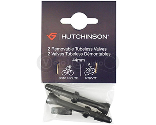 Бескамерный ниппель Hutchinson 44 мм 2 штуки с ключом