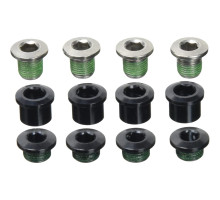 Болти для зірок Truvativ 4 ALUM/SS BLACK