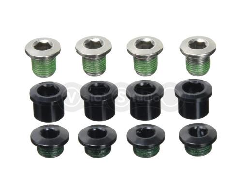 Болти для зірок Truvativ 4 ALUM/SS BLACK