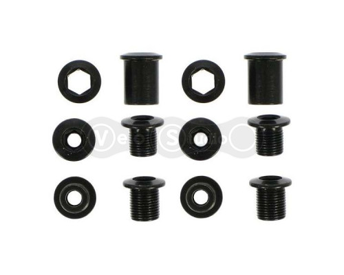 Болты для звезд Truvativ 4LONG STL/STL BLACK