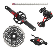 Групсет Sram X01 Eagle Dub 175 Red 12 скоростей