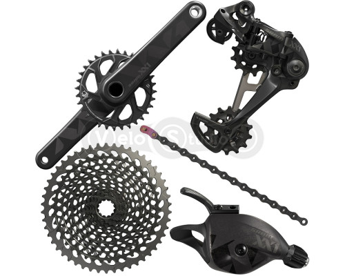 Групсет Sram XX1 Eagle DUB Boost 175 Black 12 скоростей