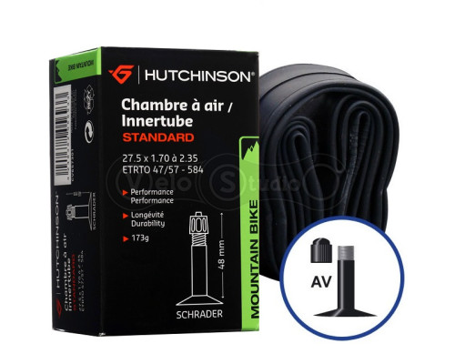 Камера Hutchinson 27,5 CH 27.5X1.70/2.35 AV 48 мм