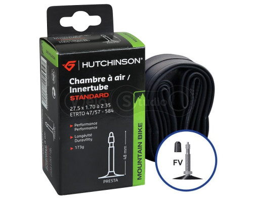 Камера Hutchinson 27,5 CH 27.5X1.70/2.35 Presta 48 мм