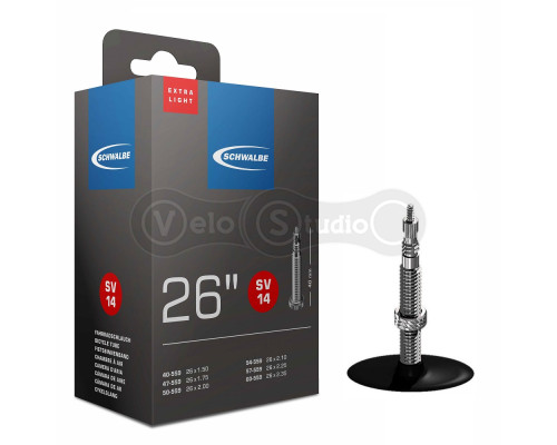 Камера Schwalbe SV14 Extra Light 26x1.50-2.35 Presta 40 мм