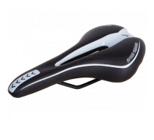 Седло Yafee YF-1018 чёрное с белым