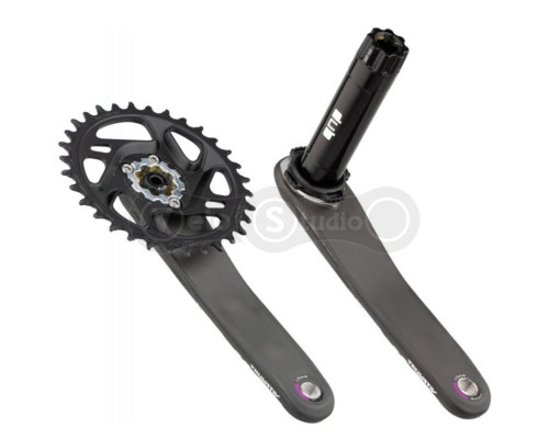 Шатуны Truvativ Stylo Carbon Eagle 170 мм DM DUB 12 скоростей