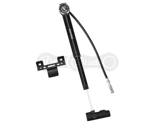 Вело насос Sahoo 311403 алюминиевый c манометром и шлангом