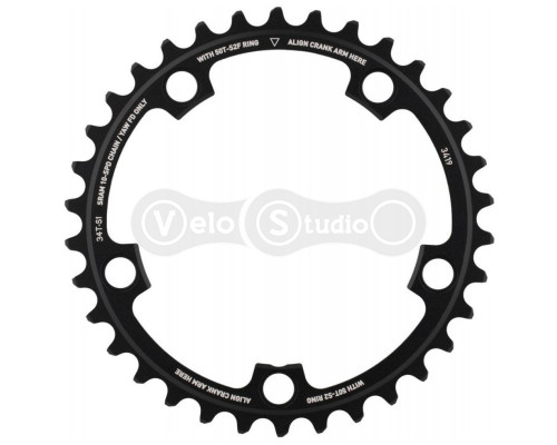 Зірка SRAM Red Yaw X-Glide CRING ROAD 10S 34T 110 AL3 BTBLK