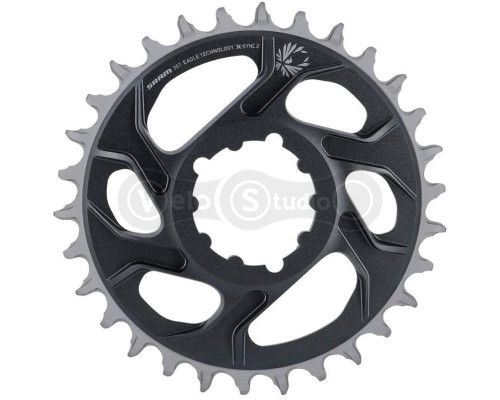 Зірка SRAM X-SYNC 2 30T Direct Mount 6mm Offset Lunar/Polar Grey