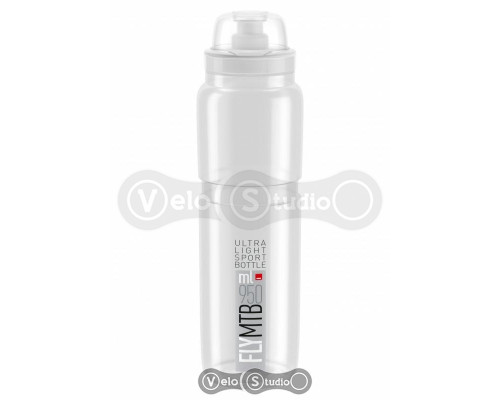 Фляга ELITE FLY MTB 950 мл прозрачная с крышкой