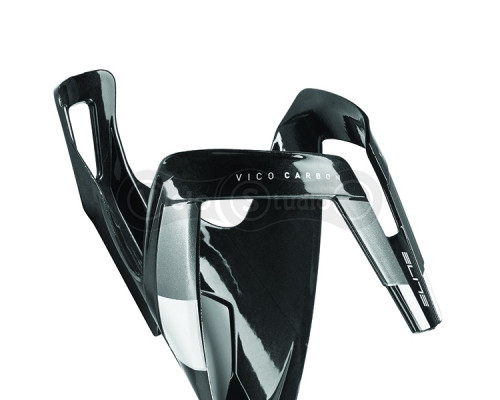 Флягодержатель ELITE Vico Carbon карбоновый чёрный глянец