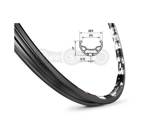 Обод Mach1 KARMA DISC 27,5 32 спицы, черный